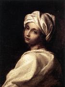 SIRANI, Elisabetta Portrait of Beatrice Cenci wr Spain oil painting artist